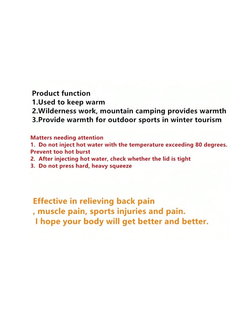 كمادة حرارية حارة وساخنة قابلة لإعادة الاستخدام - كيس ماء ساخن عالي الجودة لتخفيف الألم وتدفئة الجسم - كمادة مائية بتصميم الفضاء مثالية الحجم لعلاج آلام الظهر والبطن والكتف والركبة والقدم - كيس للماء الحار (كمادة مويه) مزود بغطاء محكم الغلق لحفظ الحرارة وتخفيف التورم والتقلصات والحمى - تصميم "لون الفضاء" أزرق جذاب. - Image 3